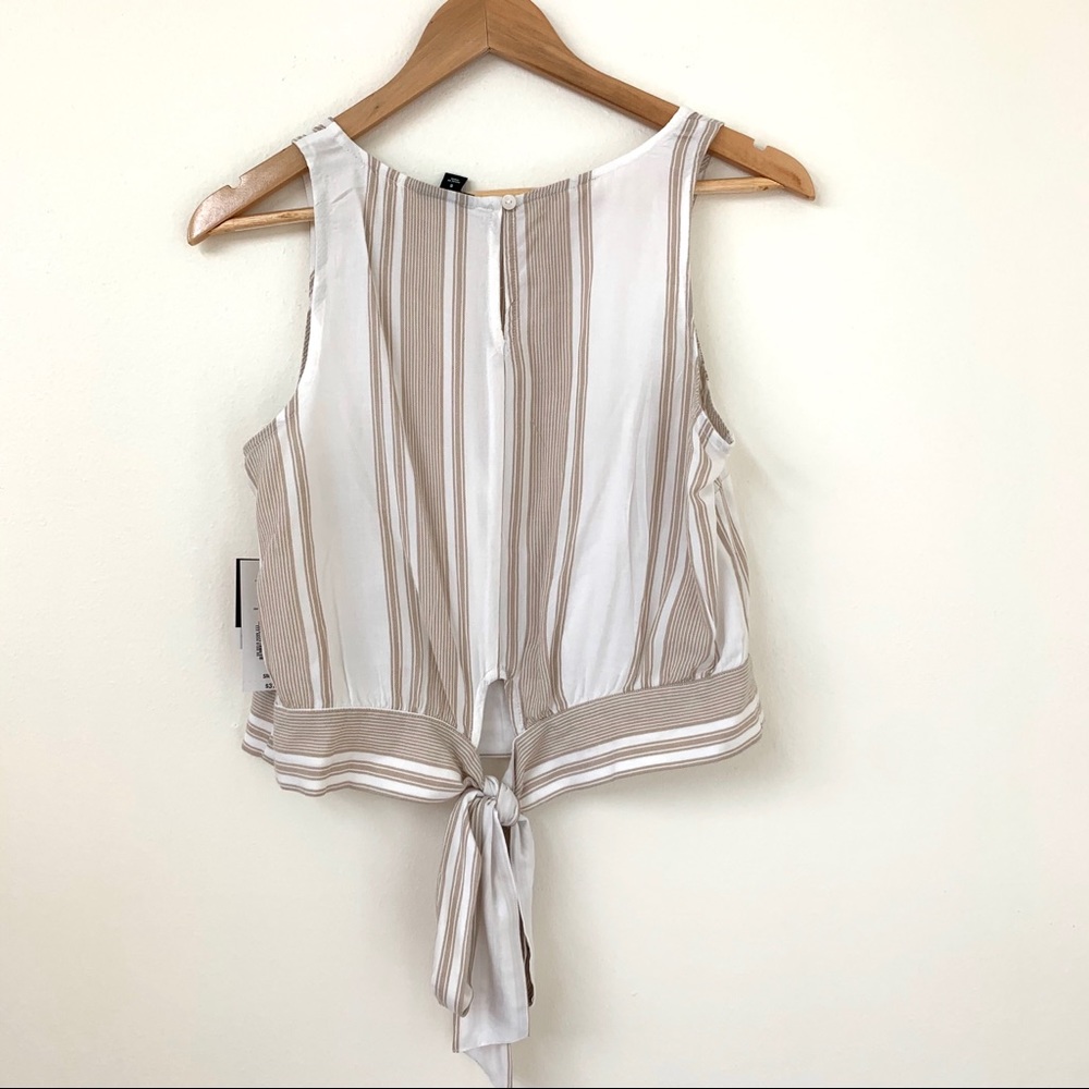 Ana | NWT Crop Tie Waist Tank Top Small - Picture 5 of 7